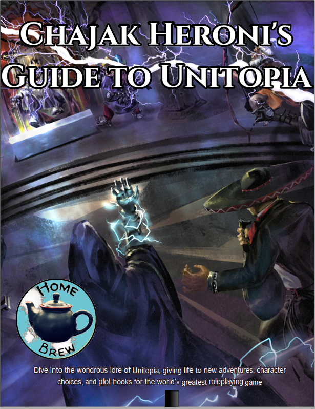 Unitopia Characters Chajak Heroni's Guide to Unitopia - Zachary Viox | DriveThruRPG