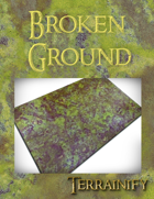 Broken Ground Gaming Mat 4x4