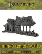 Ancient Ruins: Ruined Temple Wall A