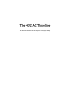 Angoria - 432 AC Timeline