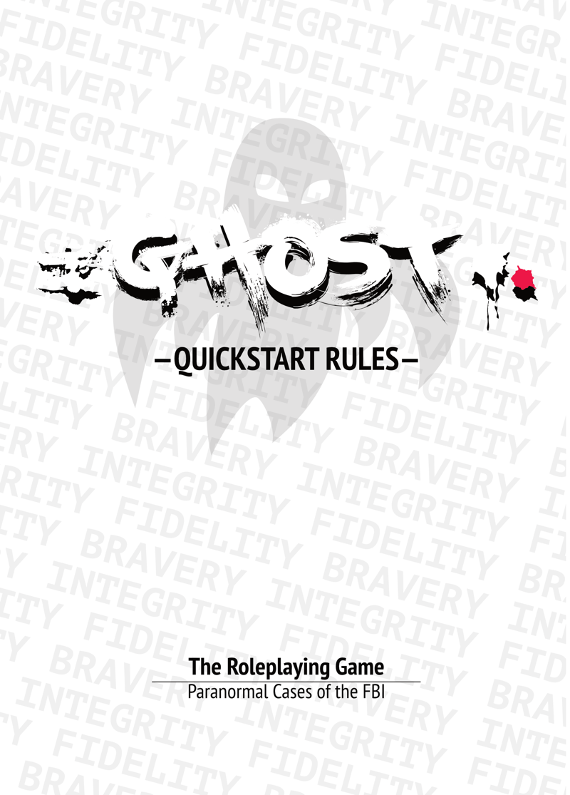 GHOST RPG - Quickstart Rules