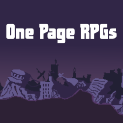One Page RPGs