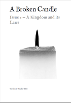 A Broken Candle Issue 1 - A Kingdom and its Laws
