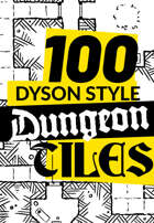100 Dyson Style Dungeon Tiles