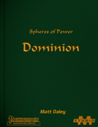 Spheres of Power: Dominion [PF1e]