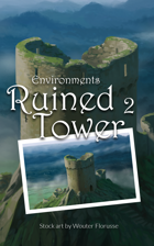 Environment stock art: The Ruined Tower 2