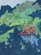 Hong Kong - Les Chroniques de l'Étrange - Carte de Hong Kong