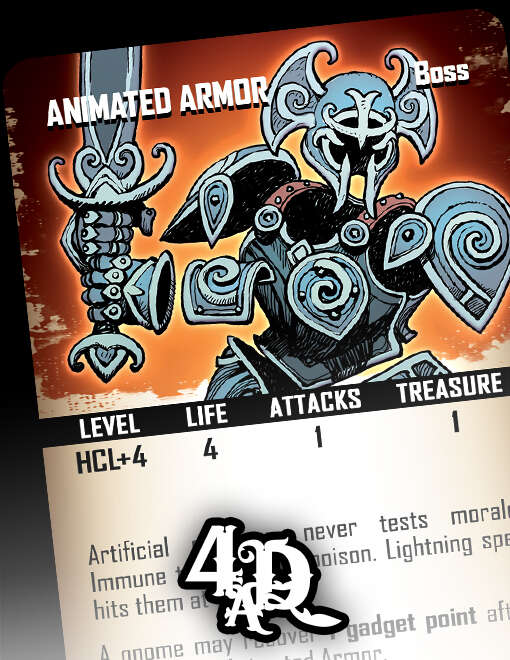 Animated Armor - Boss Card