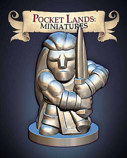 Pocket Lands Miniatures: Barbarian