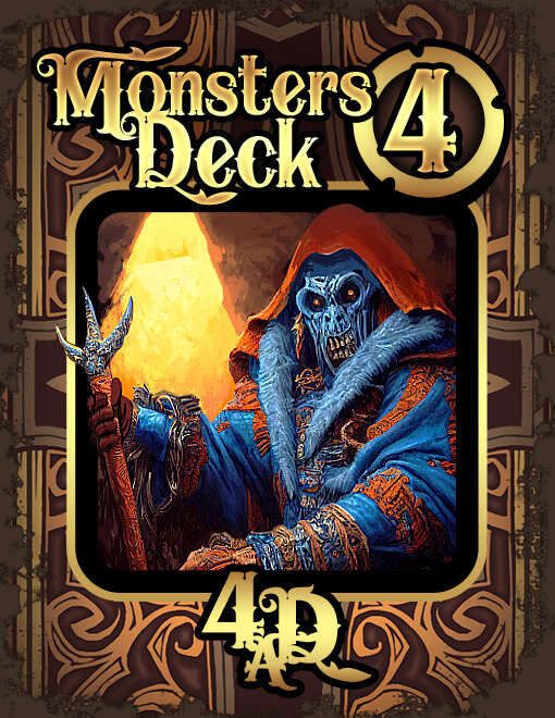 Monsters Deck 4 - Alexey Aparin | 4AD Cards | 4AD: Monsters