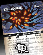 Evil Elemental - Boss Card