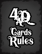 Four Against Darkness - Cards Rules