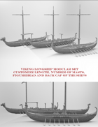 Modular Viking Longship set