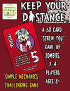 Keep your distance zombie card game
