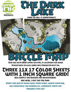 3 sheet BATTLEMAP dark lake