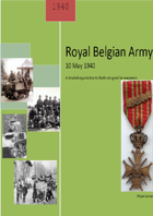 The Belgian Army 1940. A detailed Organisation for Battle