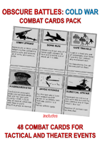 OBSCURE BATTLES 2 - COLD WAR - COMBAT CARDS DECK