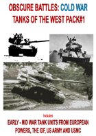 OBSCURE BATTLES 2 - COLD WAR - TANKS OF THE WEST PACK#1