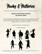 Hooks & Histories: Character Backstory Starters for Fantasy RPGs