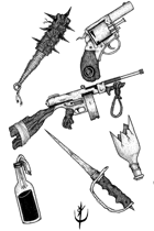 Weapon Pack (WW1 / CTHULHU / MAFIA / PULP / GANG / WW2) - Stock art