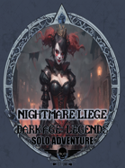 Dark Age: Legends - Solo Adventure - Nightmare Liege