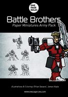 Battle Brothers Army Pack - Paper Miniatures