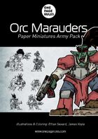 Orc Marauders Army Pack - Paper Miniatures