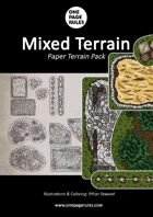 OPR Mixed Terrain Pack - Paper Terrain