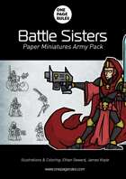 Battle Sisters Army Pack - Paper Miniatures