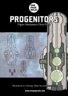 Progenitors Fleet Pack - Paper Miniatures
