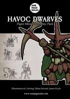 Havoc Dwarves Army Pack - Paper Miniatures