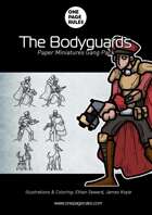 The Bodyguards Gang Pack - Paper Miniatures