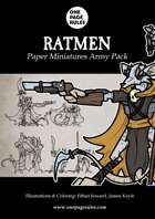 Ratmen Army Pack - Paper Miniatures