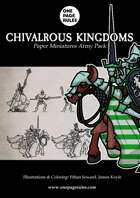 Chivalrous Kingdoms Army Pack - Paper Miniatures