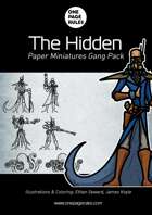 The Hidden Gang Pack - Paper Miniatures