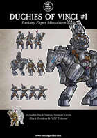 Duchies of Vinci Pack #1 - Paper Miniatures