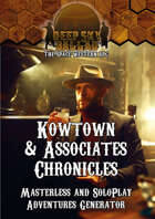 Deep SKy Ballad - Kowtown & Associates Chronicles - Masterless and Soloplay Adventure Generator