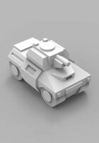 Thilki Armored Car with Machine Gun