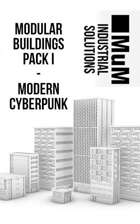Modular Buildings Pack I - Modern Cyberpunk