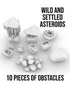 Wild & Settled Asteroids (STL Pack)