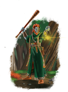 Character - Firbolg Priest - RPG Stock Art