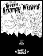 Tavern of the Grumpy Wizard Anti-Coloring Coloring Book