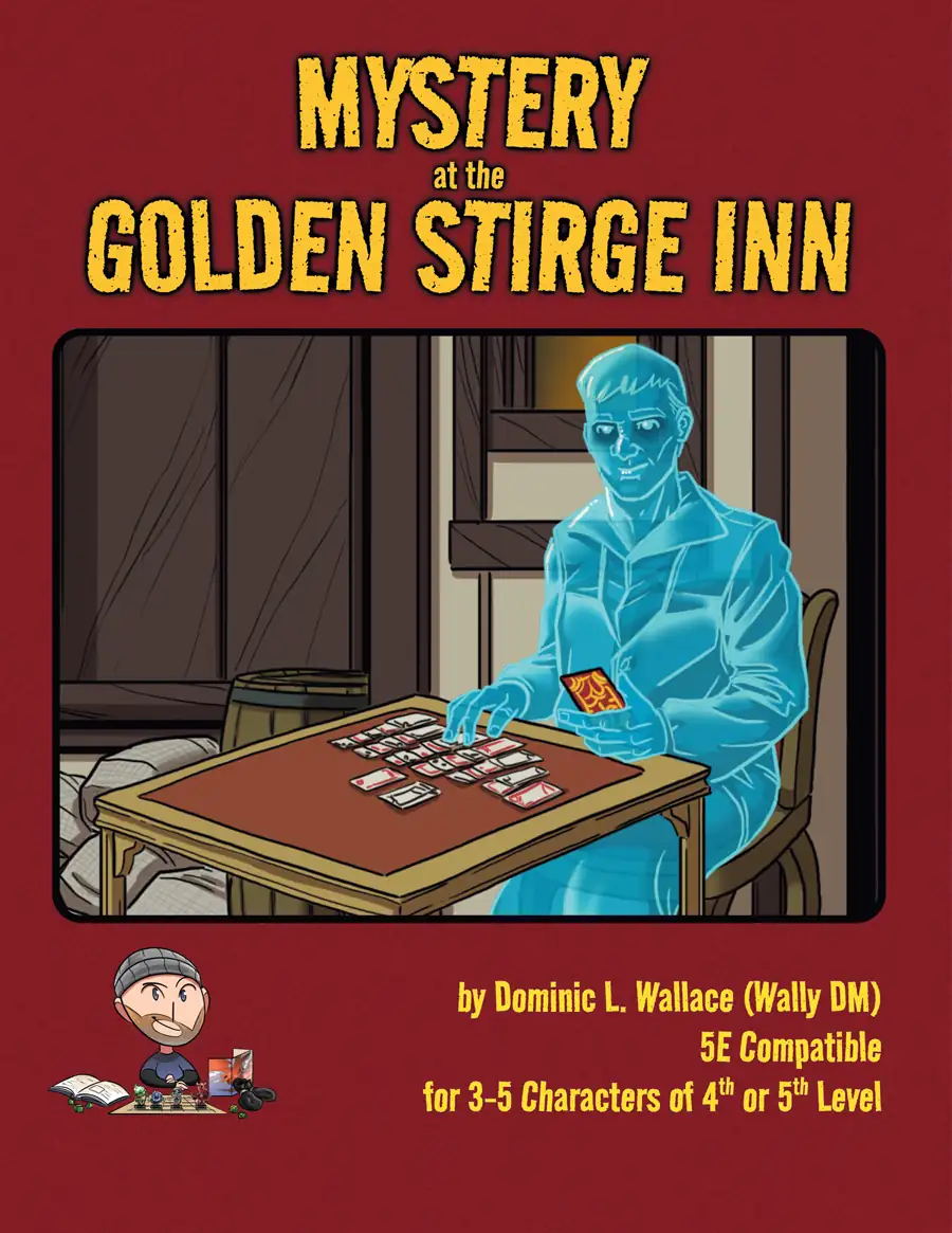 Cover of Mystery at the Golden Stirge Inn - 5E Adventure