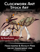 Clockwork Ant - Stock Art