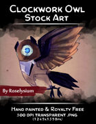 Clockwork Owl - Stock Art
