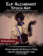 Elf Alchemist - Stock Art