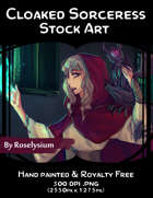 Female Sorcerer- Stock Art
