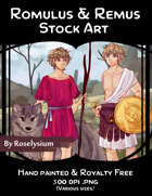 Romulus & Remus - Stock Art