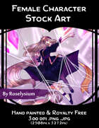 Female Sorcerer Character - Stock Art