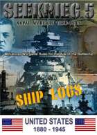 SEEKRIEG 5 Ship Logs - United States 1880-1945
